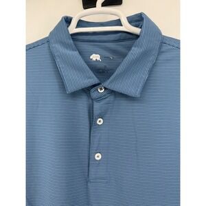Onward‎ Reserve Performance Polo Shirt XL Vector Force Development Striped Blue